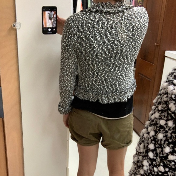 NWT Papillon Blanc Black & White Shrug, medium - Picture 7 of 7